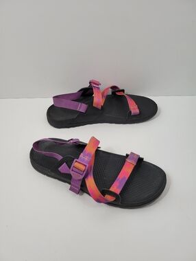 Chaco Lowdown Sandal in Faded Purple Orange Glow Women’s Size 10